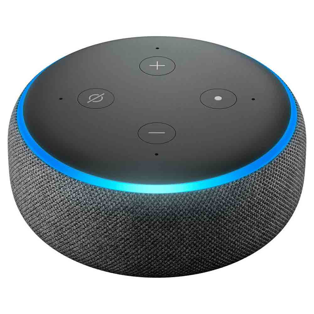 Parlante inteligente Alexa Echo Dot color carbón - AMA-B0792KTHKJ - MaxiTec