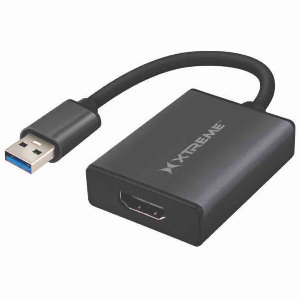 Adaptador USB a HDMI - XHV1-1056-BLK - MaxiTec