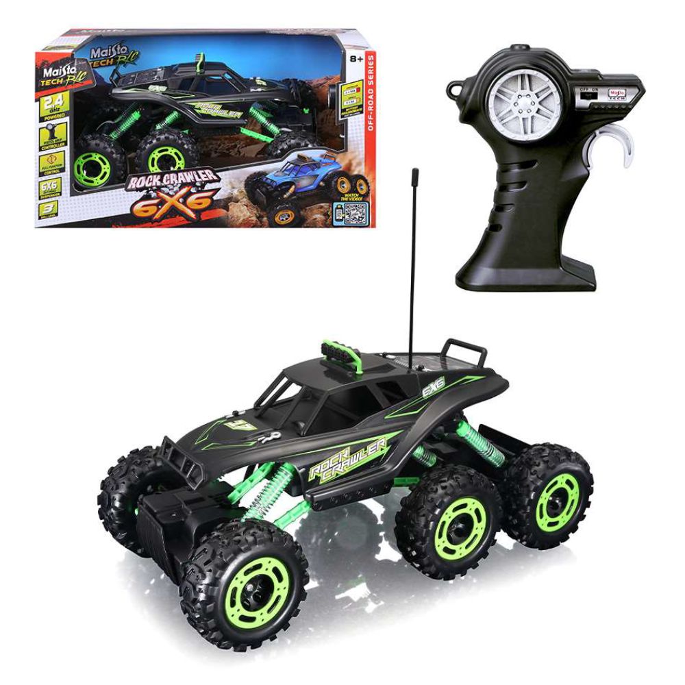 Todoterreno Rock Crawler 6x6 a control remoto 81158 MaxiTec