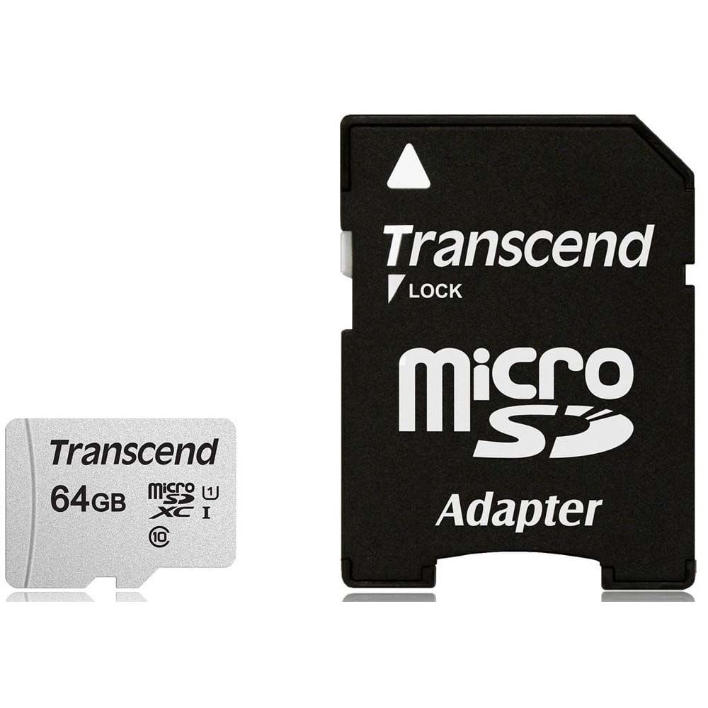 Memoria micro SD de 64 GB - TS64GUSD300S-A - MaxiTec