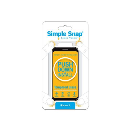 SIMPLE-SNAP-Mica-protectora-de-vidrio-templado-para-iPhone-X-170-10038