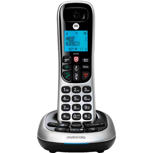 Teléfono inalámbrico con identificador de llamadas y grabador de mensajes -  CD4011 - MaxiTec