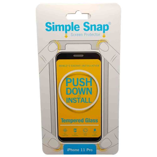 SIMPLE-SNAP-Mica-protectora-de-vidrio-templado-para-iPhone-11-Pro-170-10095