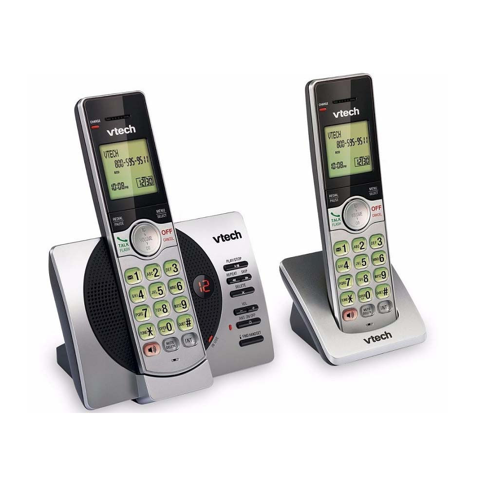 Sistema telefónico inalámbrico de 2 extensiones, identificador de llamadas, manos  libres. - CS6929-2 - MaxiTec