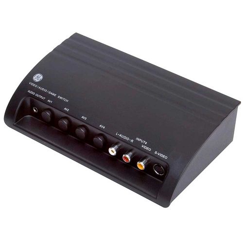 GE-Selector-de-audio-y-video-RCA---S-Video-con-4-entradas-y-1-salida-150-3708