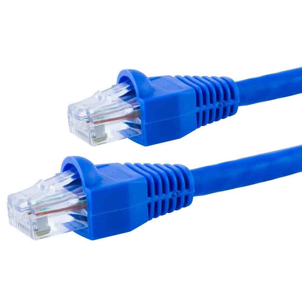 Cable Lan Rj45 Cat5e Azul 5 Metros Computación Red Velocidad 100Mhz