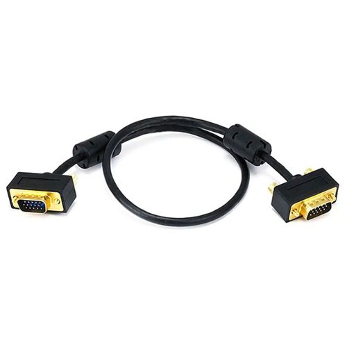 MONOPRICE-Cable-Monitor-Ultra-Delgado-SVGA-Super-VGA-30-32AWG-de-1.5ft-con-Conectores-Dorados-y-Ferritas-260-6285