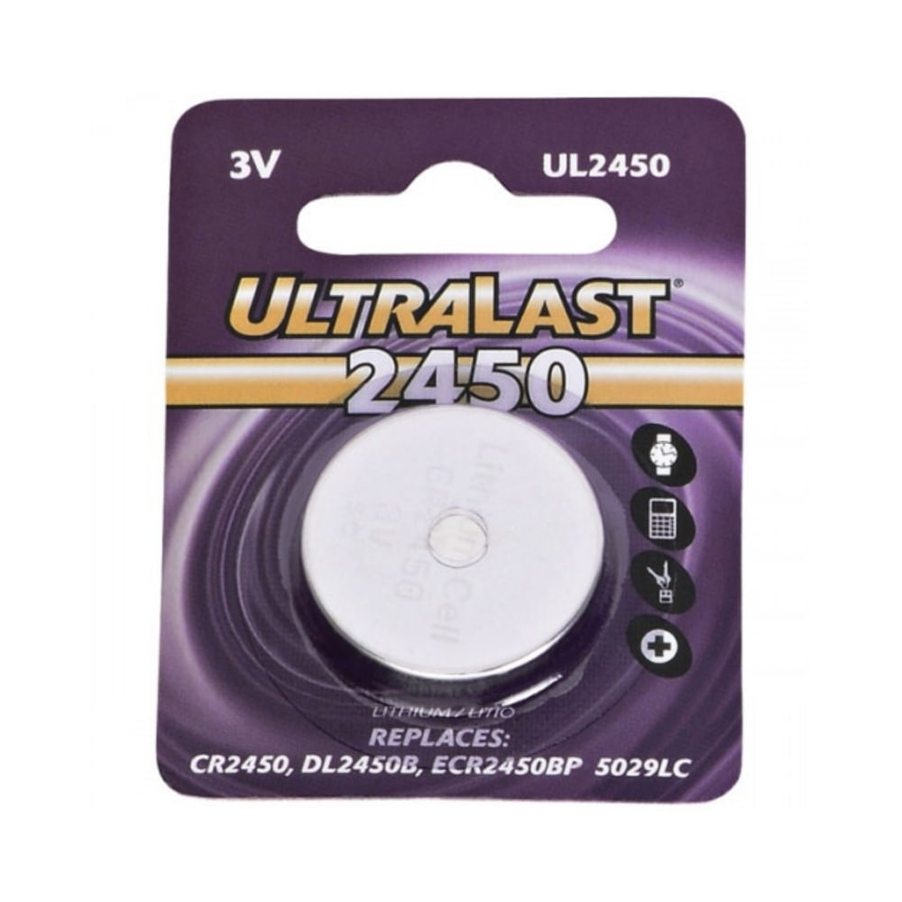 Pila de botón CR2450 3V - UL2450 - MaxiTec