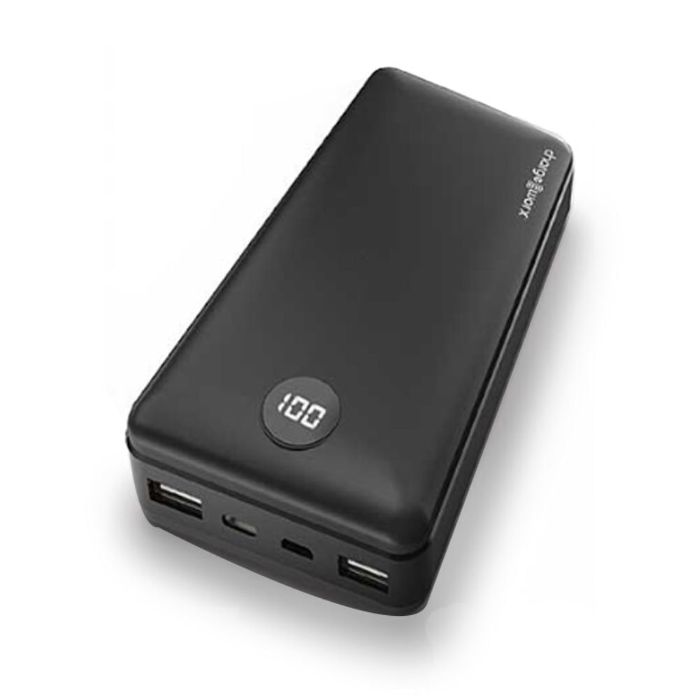Cargador portátil para celulares con triple puerto USB y USB-C de 20000 mAh  - CX6832BK - MaxiTec