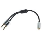 MONOPRICE-Cable-divisor-de-audio-estereo-3.5mm--hembra--a-2-3.5mm--macho--15.24cm-150-3575