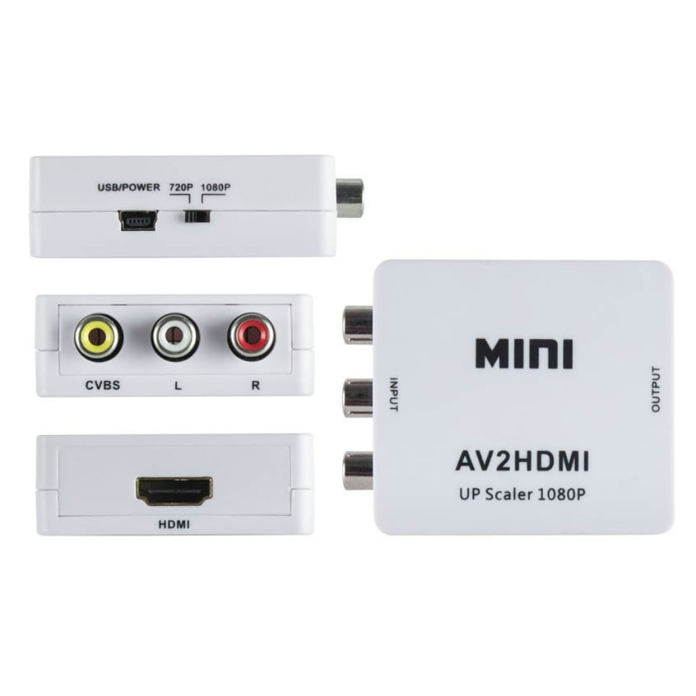 Convertidor HDMI a RCA, AV con Video y Sonido