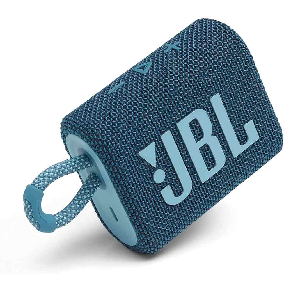Parlante portátil inalámbrico JBL Go3 Azul - JBLGO3BLUAM - MaxiTec