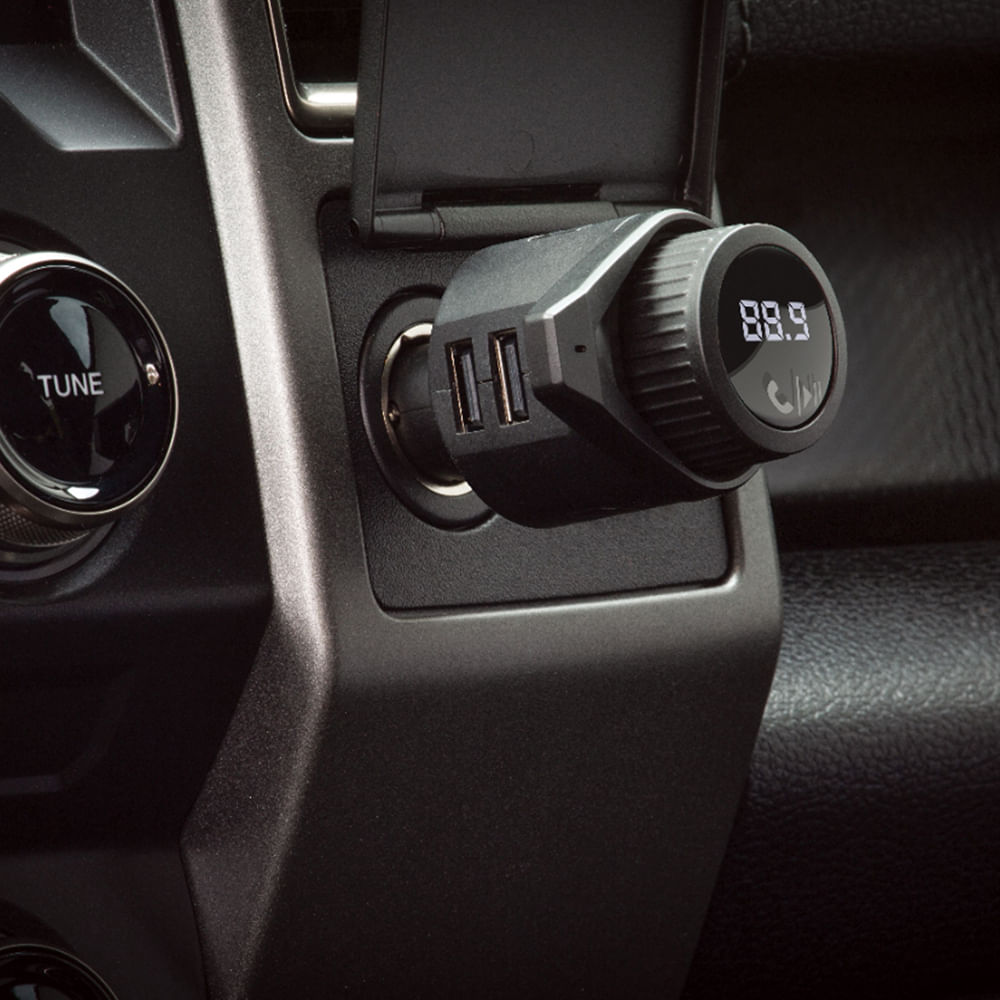 Transmisor bluetooth a FM para cigarrera de auto BTFM5 MaxiTec