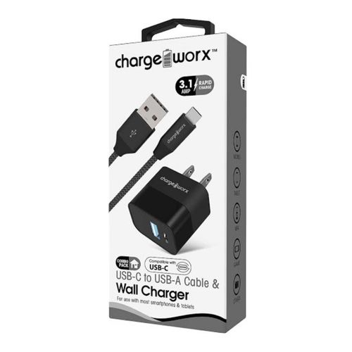 CHARGEWORX-Cargador-de-corriente-para-dispositivos-moviles-incluye-cable-tipo-USB-C-290-9054