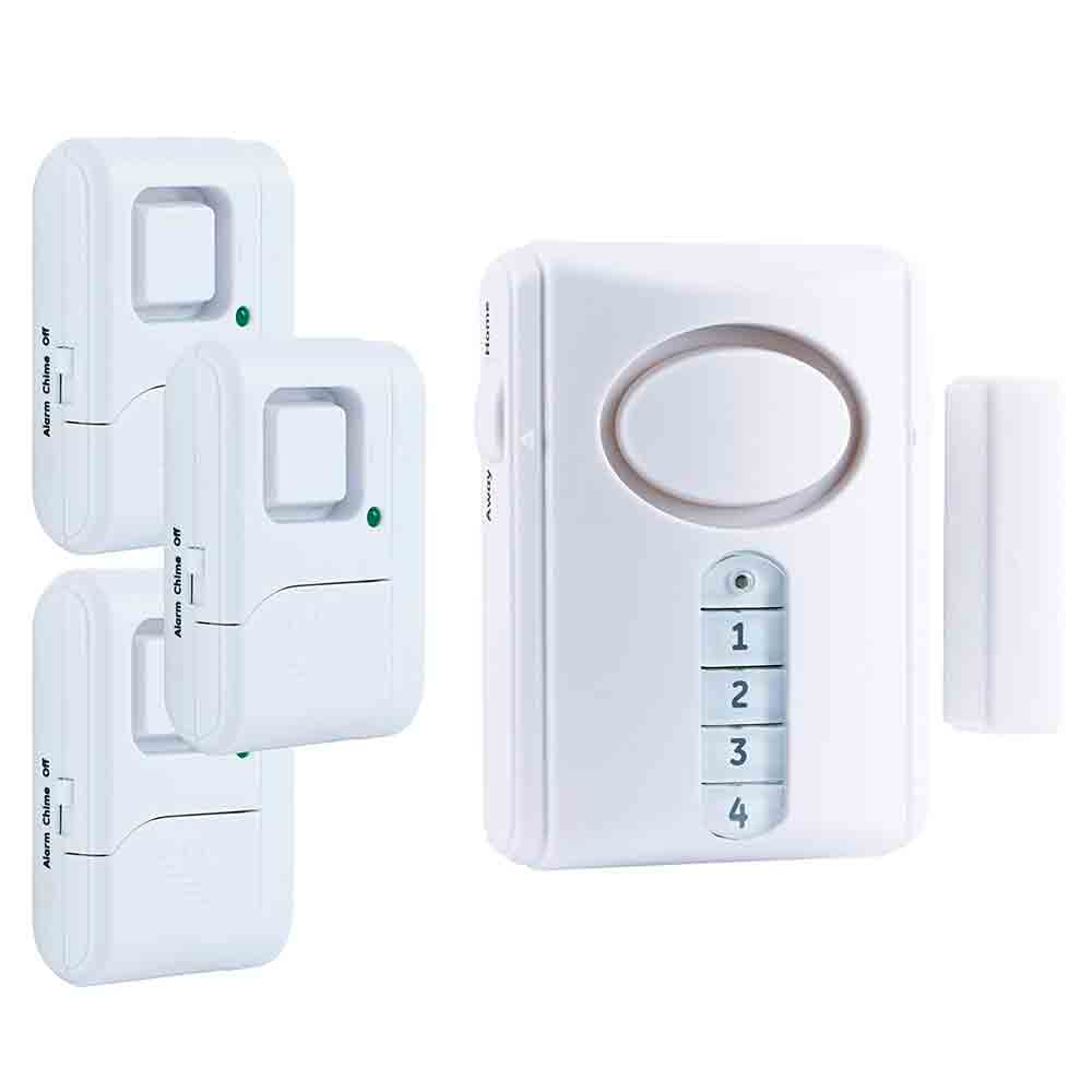 5 Alarmas De Seguridad Casa Inalambricas Alarma Para Puertas Y Ventanas  Sensor