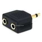 MONOPRICE-Conector-adaptador-de-audio-mono-2-3.5mm--hembra--a-audio-mono-3.5mm--macho--290-4030