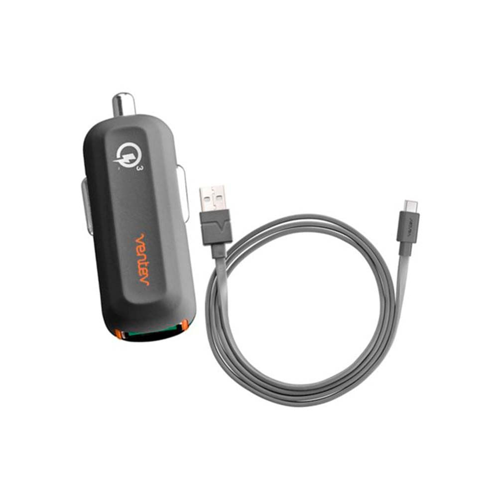Cargador USB Doble para Carro – Incluye Cable USB-C – Klip Xtreme KMA-111 –  2 x USB + Cable Integrado USB-C – Telalca Store Ecuador