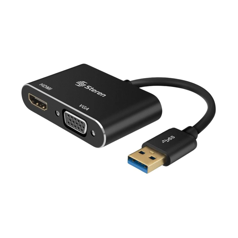 Adaptador USB 3.0 A HDMI / VGA - COM-476 - MaxiTec
