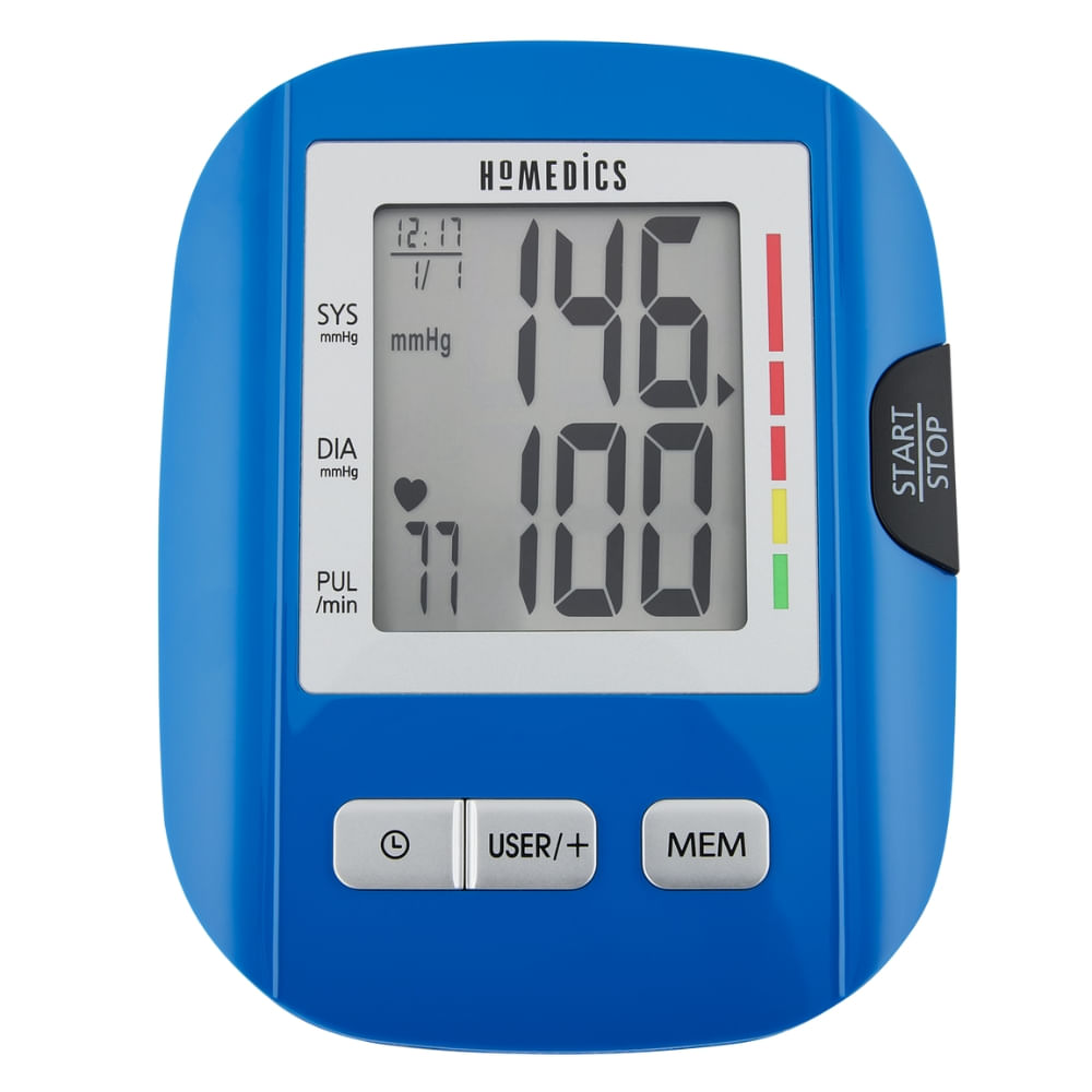 Monitor de presión arterial ajustable con brazo de presión