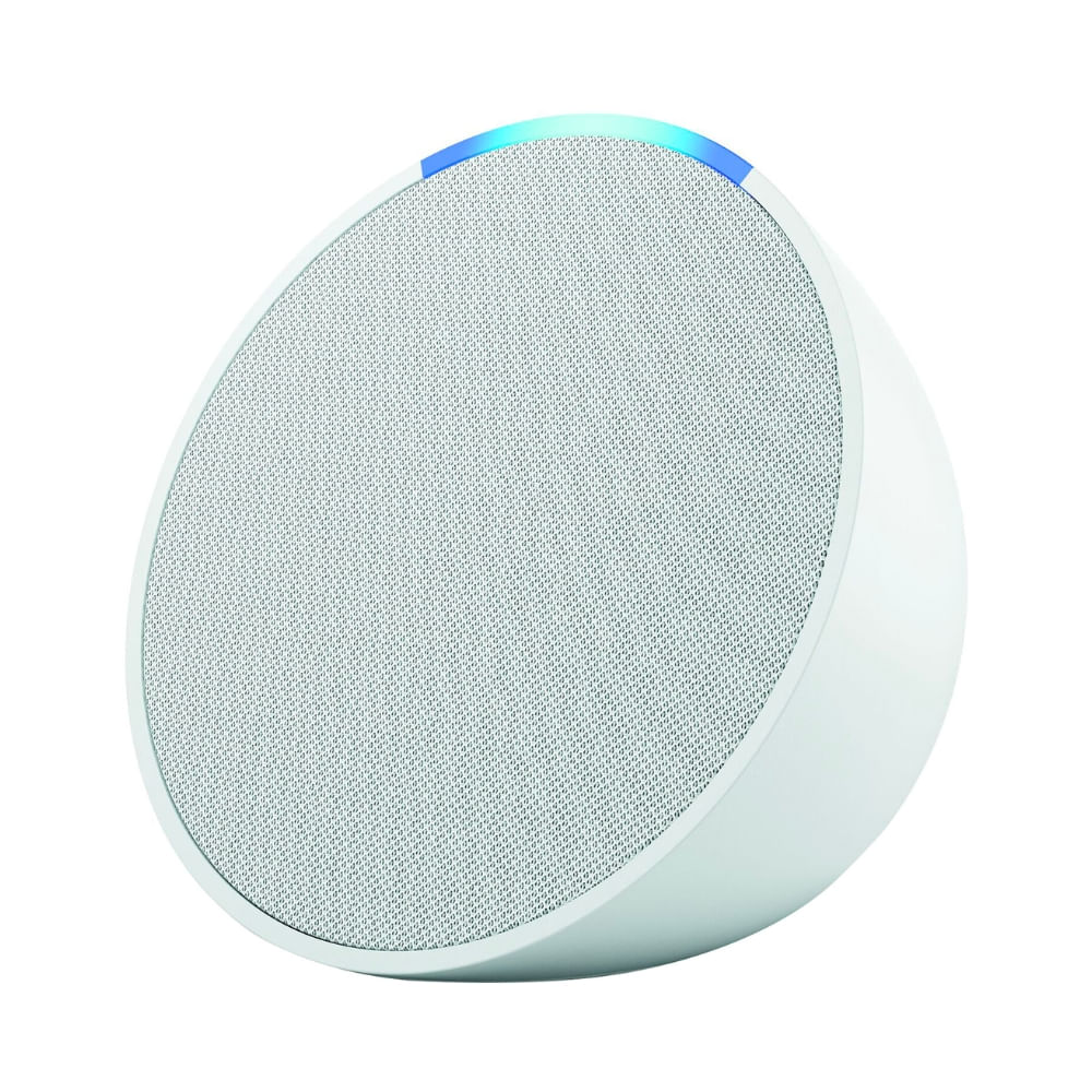 Echo Pop Glacier White: Tu Compacto Compañero Sonoro con Alexa