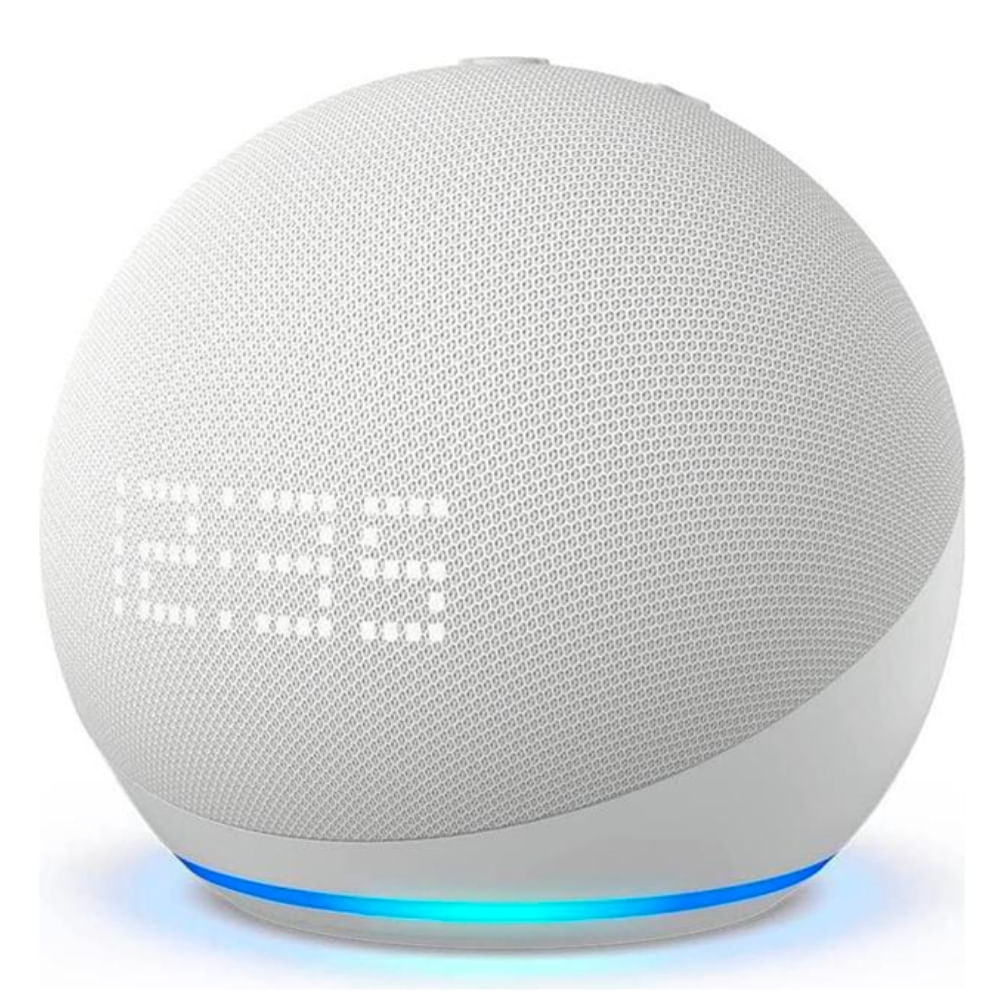 Echo Dot con Reloj (5.ª Generación): Tu Compañero Inteligente y Estilizado  - B09B8VN8YQ - MaxiTec