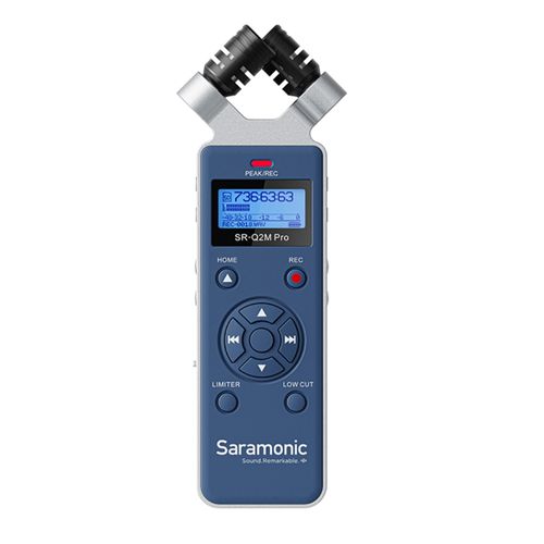 SARAMONIC Grabadora Portátil SR-Q2M Pro con Construcción Metálica y Grabación Estéreo de Alta Calidad 120-2968
