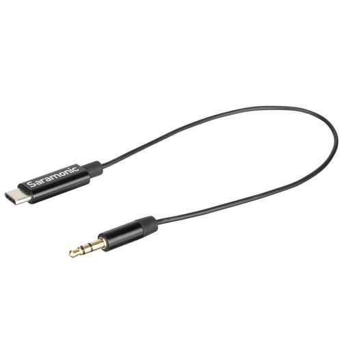 SARAMONIC Cable Adaptador de Audio Saramonic SR-C2001 de TRS 3.5mm a USB-C, Estéreo/Mono, 22.86 cm 120-2970