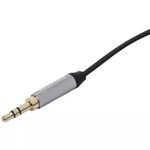 MONOPRICE Cable de Audio de 91cm - Negro | Conectores Macho de 3.5mm Estéreo, Bañados en Oro 150-3778