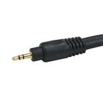 MONOPRICE Cable de Extensión Estéreo Premium 7.62m 3.5mm Macho a Hembra 22AWG (Conectores Dorados) 150-3776