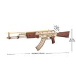 ROKR ROKR AK-47 Rifle de Asalto - Kit de Construcción de Madera LQ901: Réplica Mecánica 600-1507