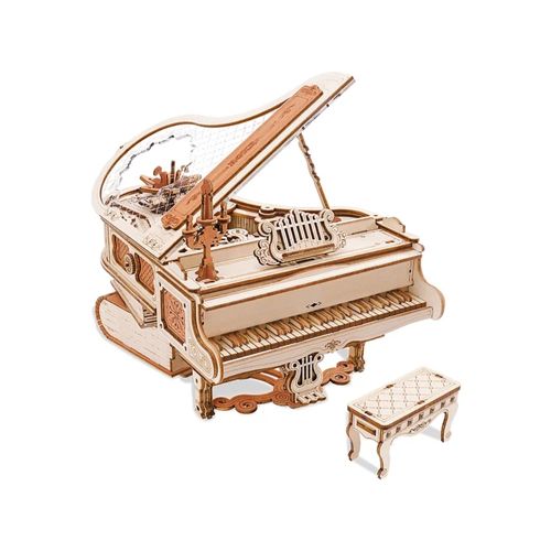 ROKR ROKR Magic Piano AMK81 - Caja de Música Mecánica de Piano de Madera 600-1512