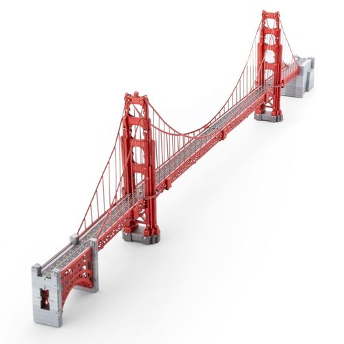 FASCINATION Rompecabezas de Metal 3D Metal Earth Golden Gate Bridge 600-20311