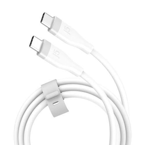 J5CREATE Cable USB-C a USB-C J5create JUCX17 de 1 Metro con Soporte de Carga Rápida y Transferencia de Datos 120-2979