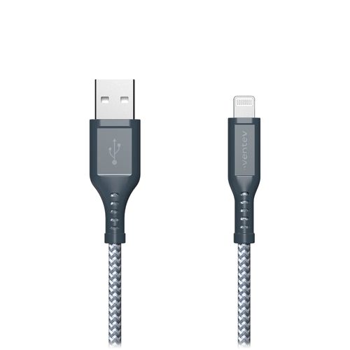 VENTEV Cable Trenzado Ventev USB-A a Apple Lightning de Alta Velocidad 1.8m 120-2984