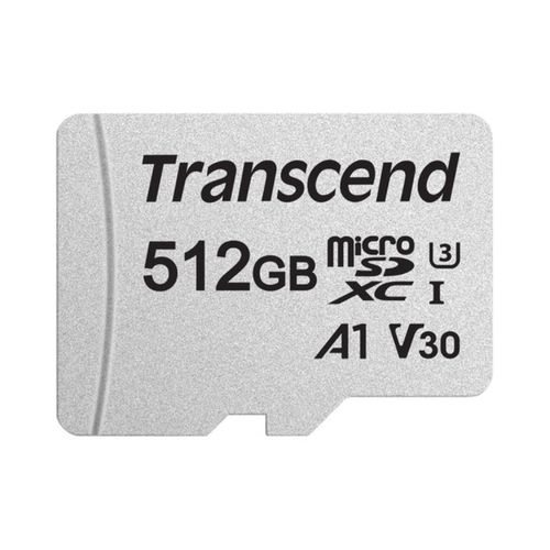 TRANSCEND Tarjeta de Memoria Transcend microSDXC 300S 512GB de Alta Velocidad 250-5226