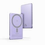 USAMS Power Bank Magnético Inalámbrico de Carga Rápida US-CD220 5000mAh PD 20W - Morado 230-3189