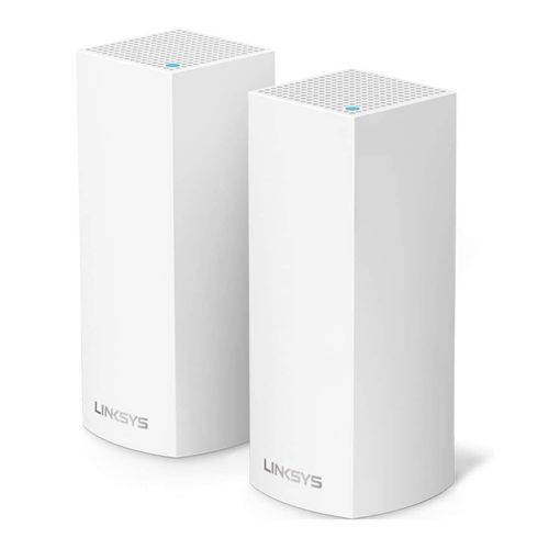 LINKSYS Sistema Mesh WiFi Linksys Velop WHW0302 - Paquete de 2 Nodos, Tri-Banda 2200Mbps 250-5227