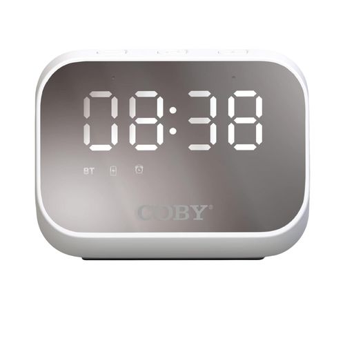 COBY Despertador Digital con Altavoz Bluetooth y Luz LED 120-2200