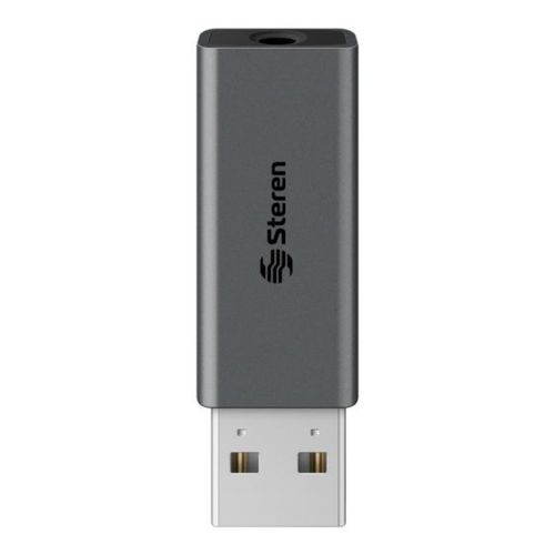 STEREN Tarjeta de Sonido USB Externa con Conector 3.5 mm TRRS de Steren 260-6400