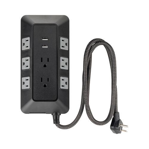 GE Protector de Sobretensión UltraPro con 2 Puertos USB-A 2.4A/12W y Protección Avanzada de 1,780 Joule 610-6179