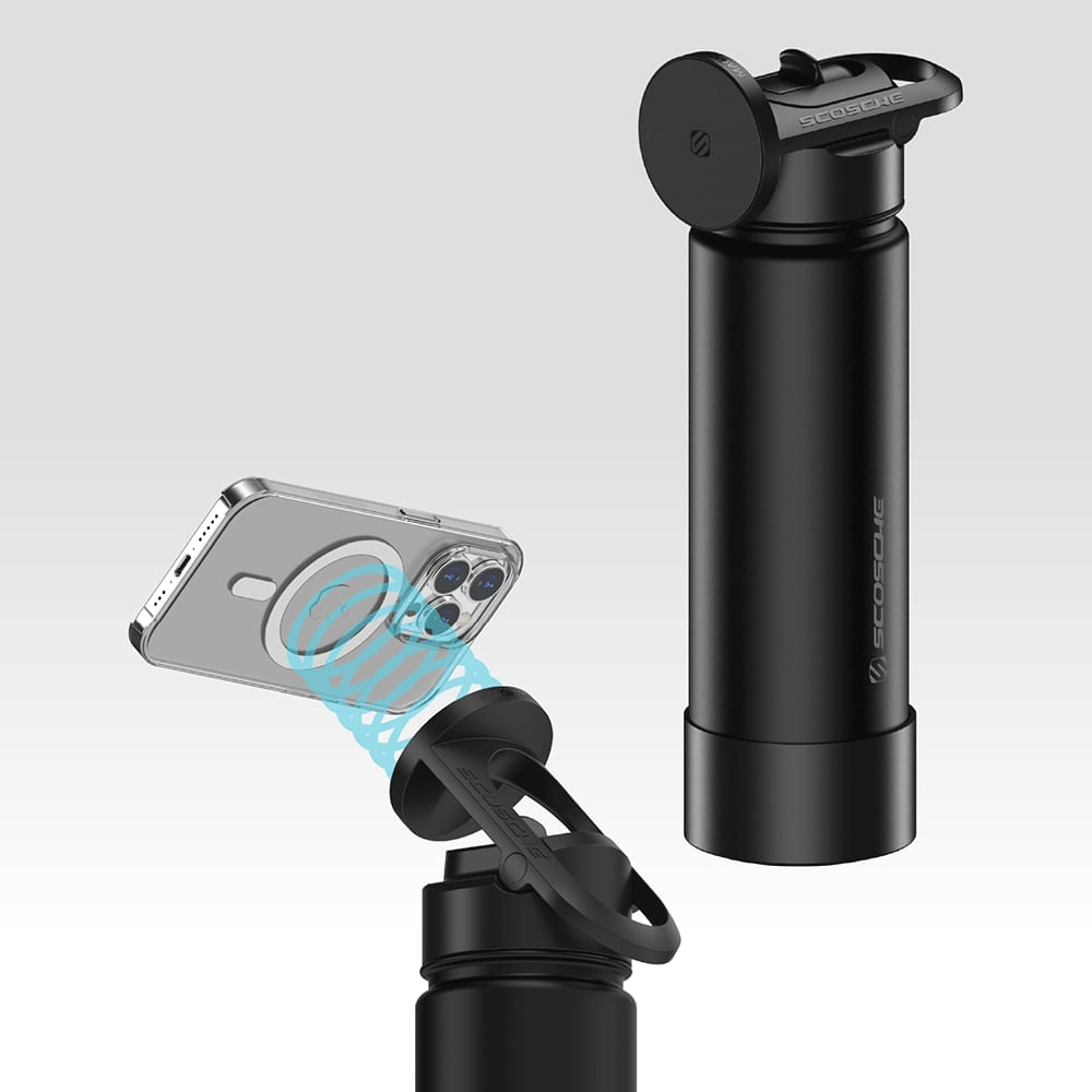 Botella De Agua Con Soporte Magnético Para Teléfono, Perfecta